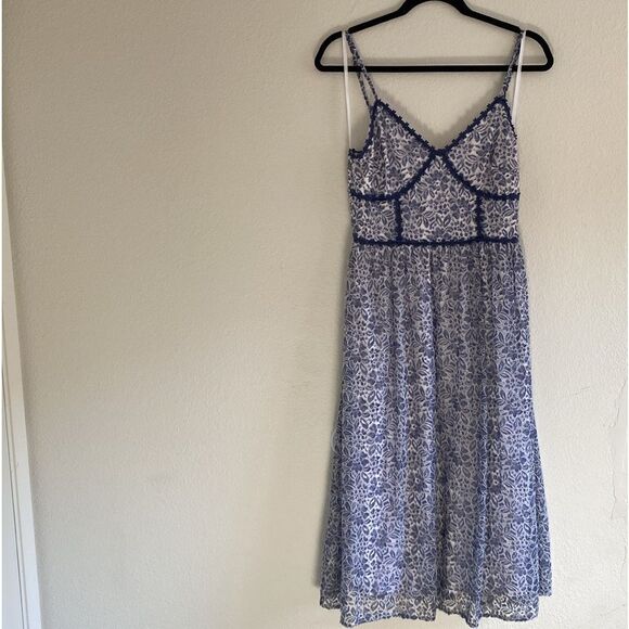 NSR Lace Midi Corset Spaghetti Strap Dress - Picture 4 of 10